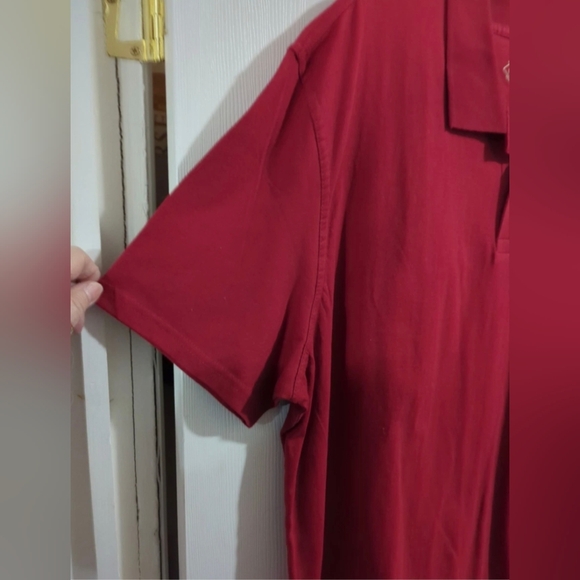 St. John's Bay Men's Polo Shirt Red Hue Color XL - Picture 3 of 10